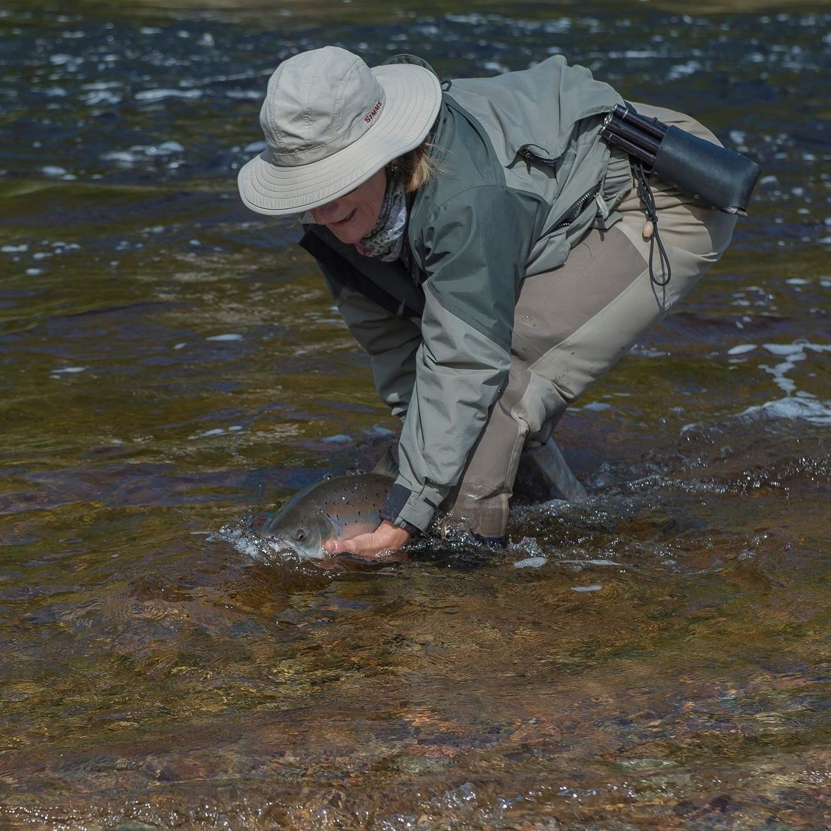 Une nouvelle journée d’initiation à la pêche au saumon offerte aux femmes