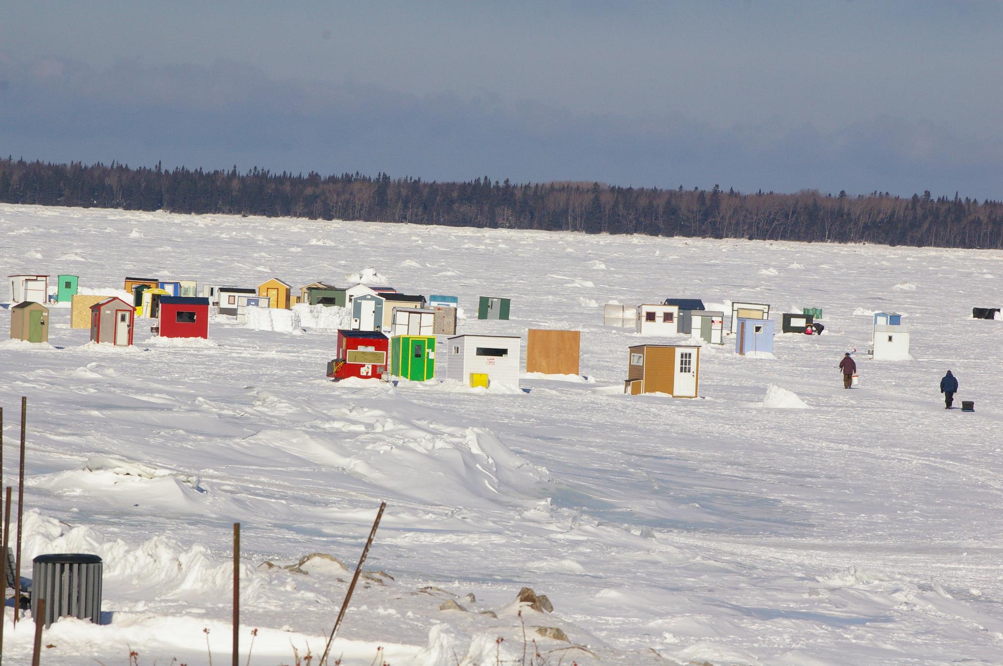 La pêche sur la banquise reprend en face de Rimouski