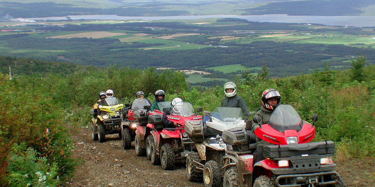 La Gaspésie a beaucoup à vous offrir aux amateurs de quad